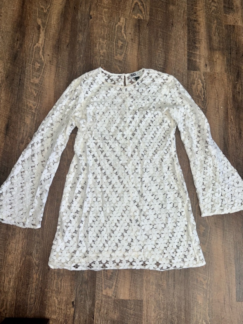 Beach Riot White Floral Crochet Top
